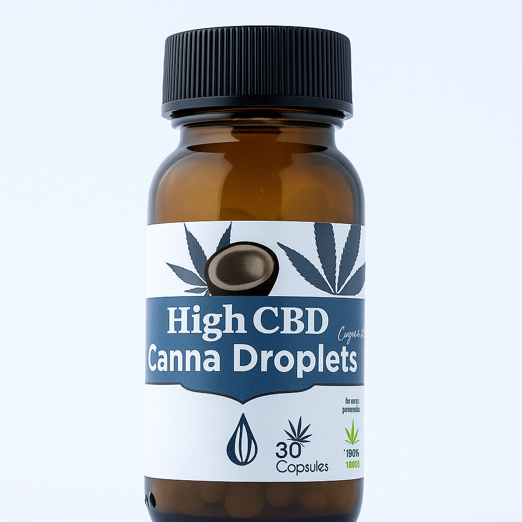 High CBD Droplets Capsules