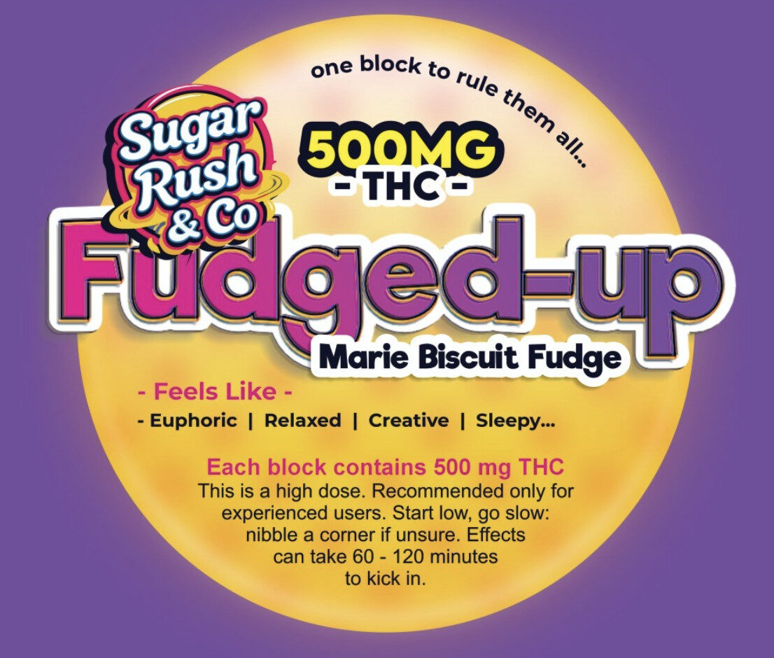 Fudged-Up 500mg Chocolate Marie Biscuit Fudge